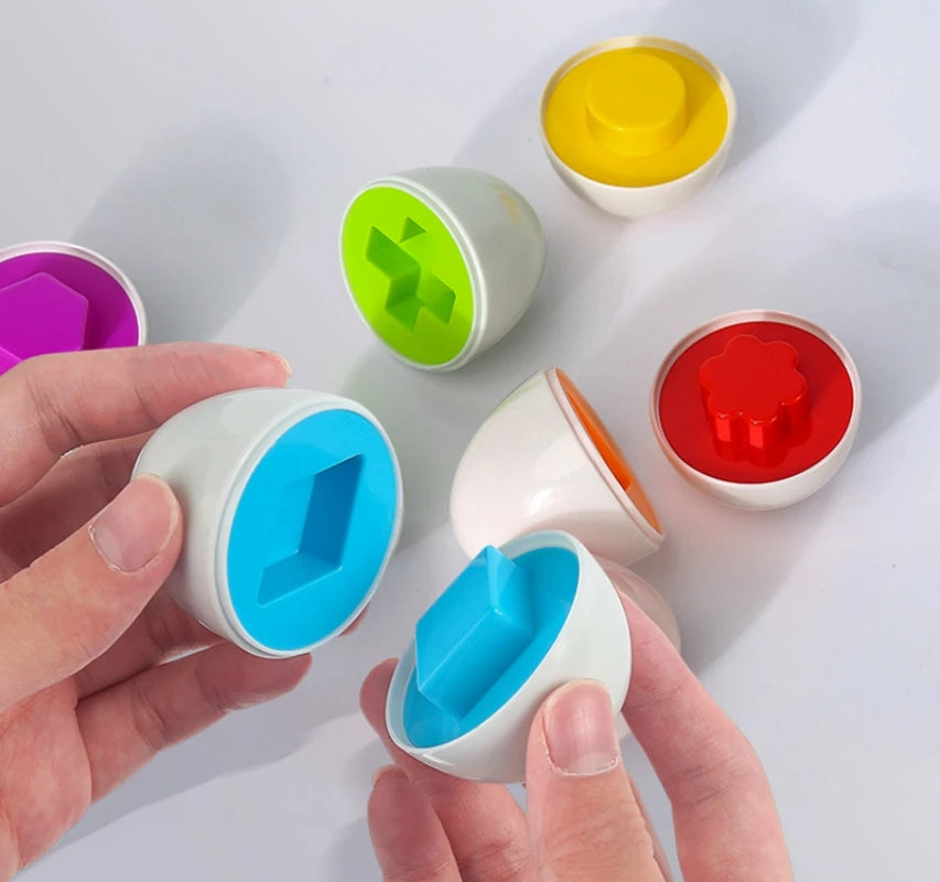 Shape and Color Matching Eggs